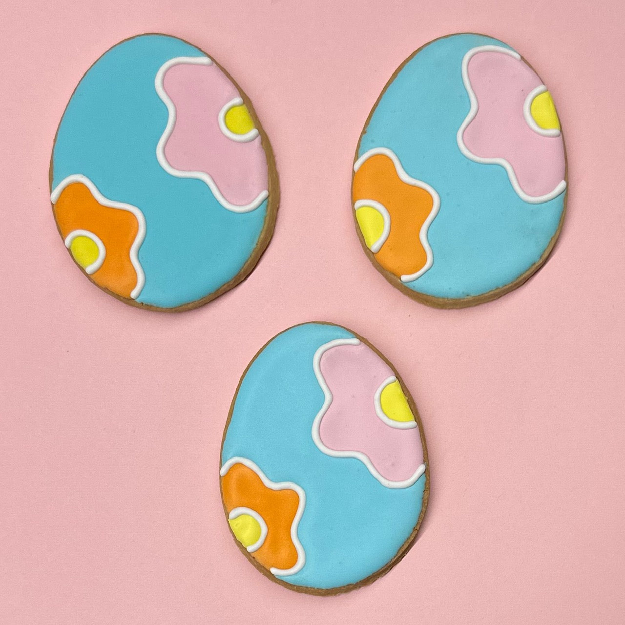 Groovy Easter Egg Cookies