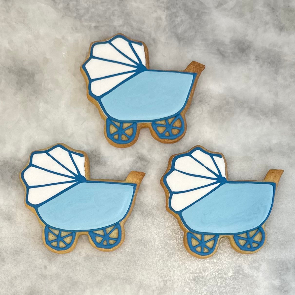 baby carriage cookie cutter Stroller Cookies