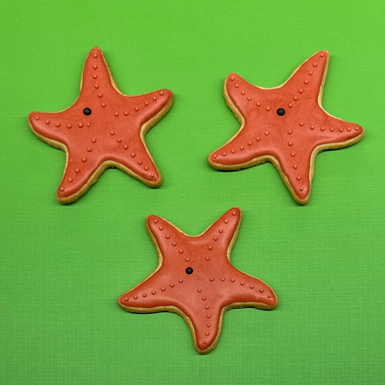 Starfish sugar cookies