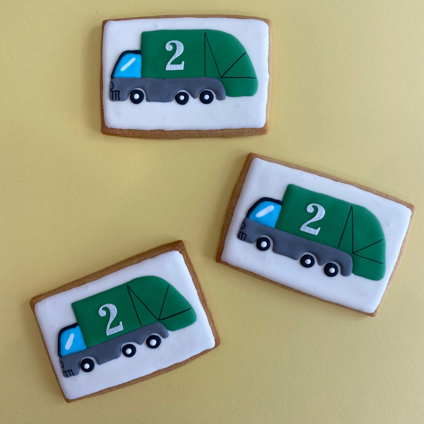 Garbage Truck Cookies