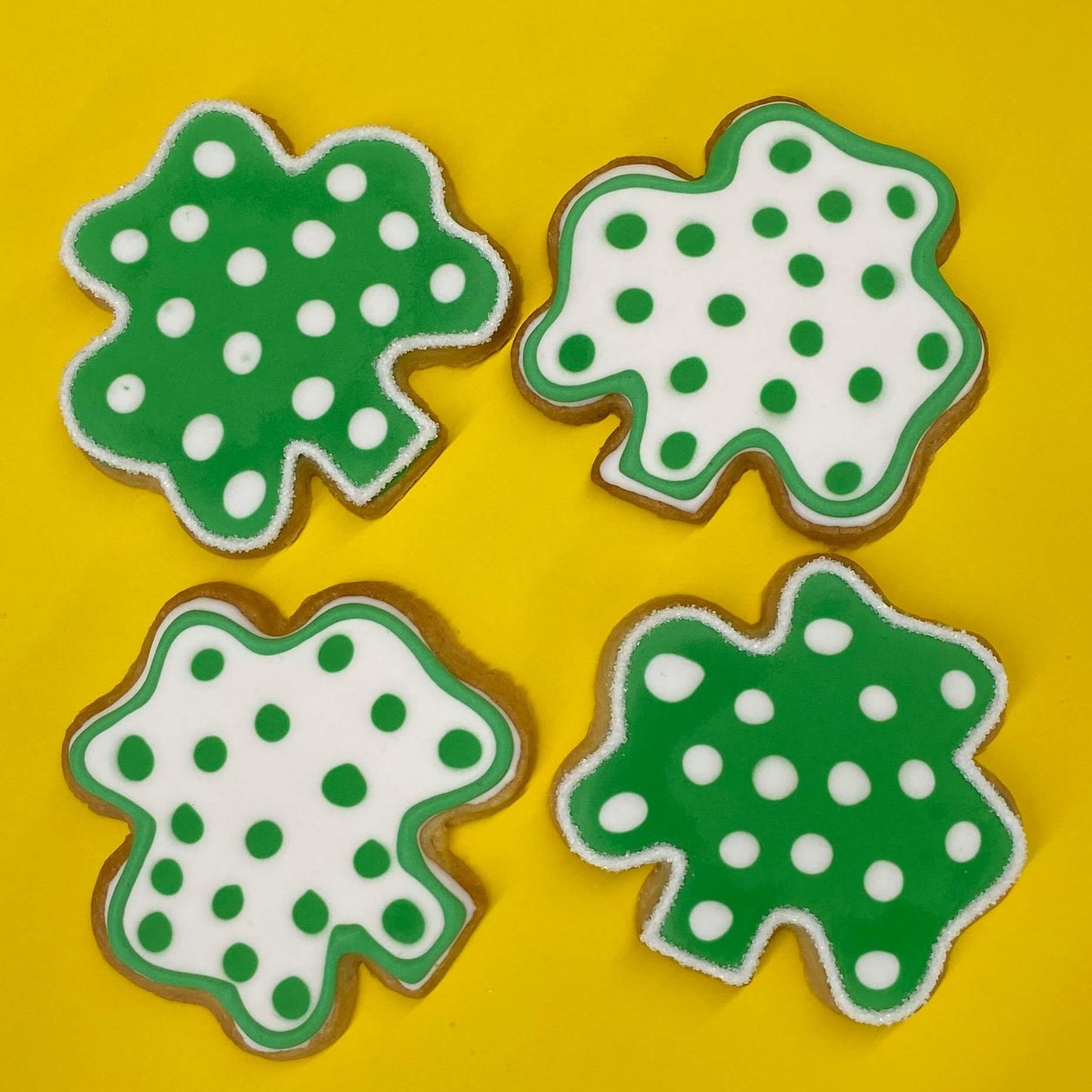 Polka Dot Shamrocks