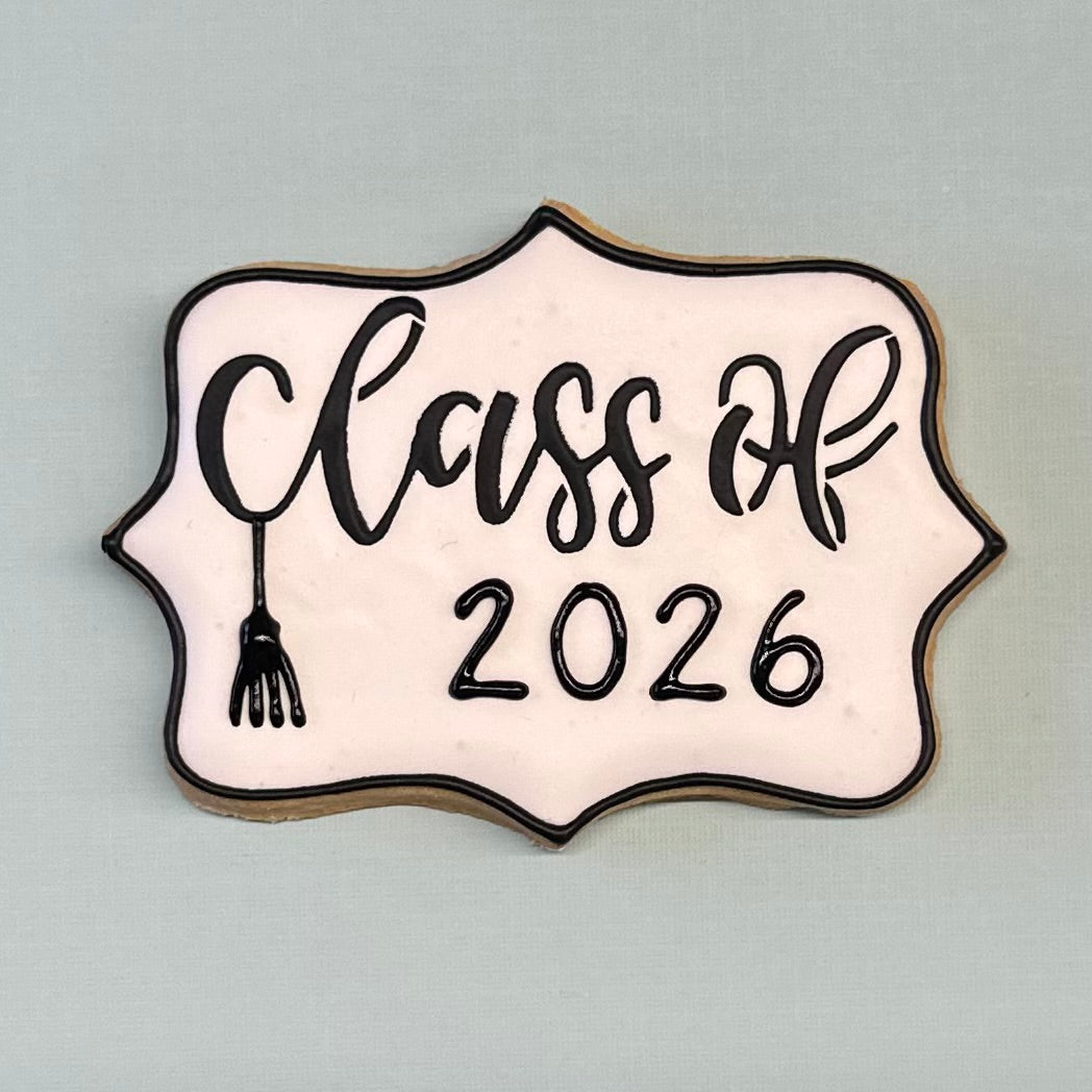 Class of 2026 Plaque Cookies