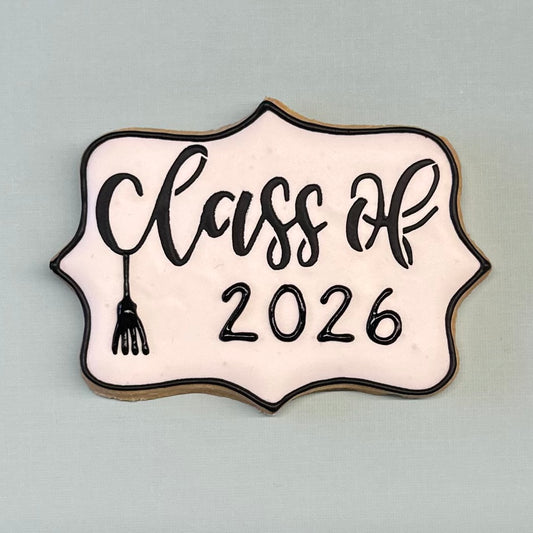 Class of 2026 Plaque Cookies
