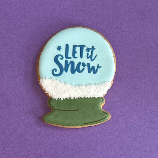Snow Globe Sugar Cookies