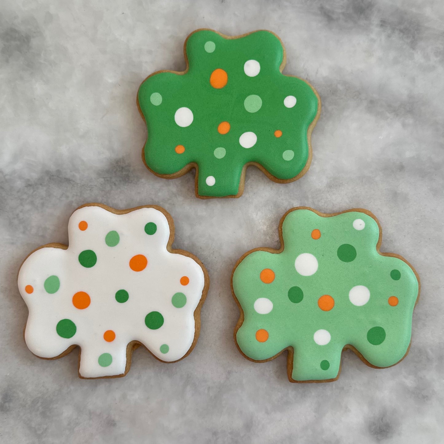 St. Patrick's Day Shamrock Cookies