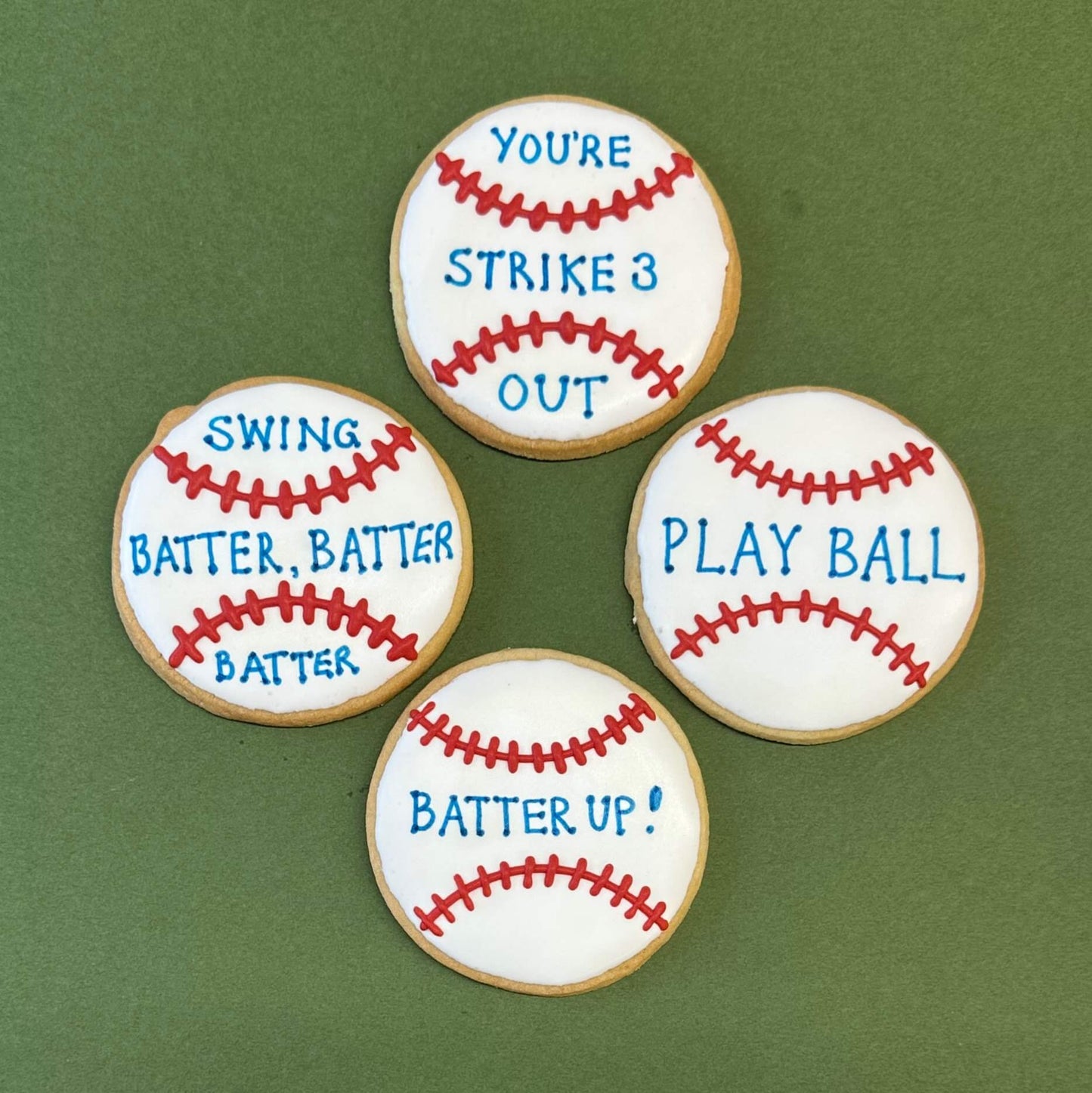 Baseball cookies