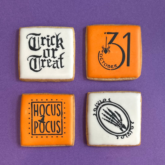 Halloween Tile Cookies