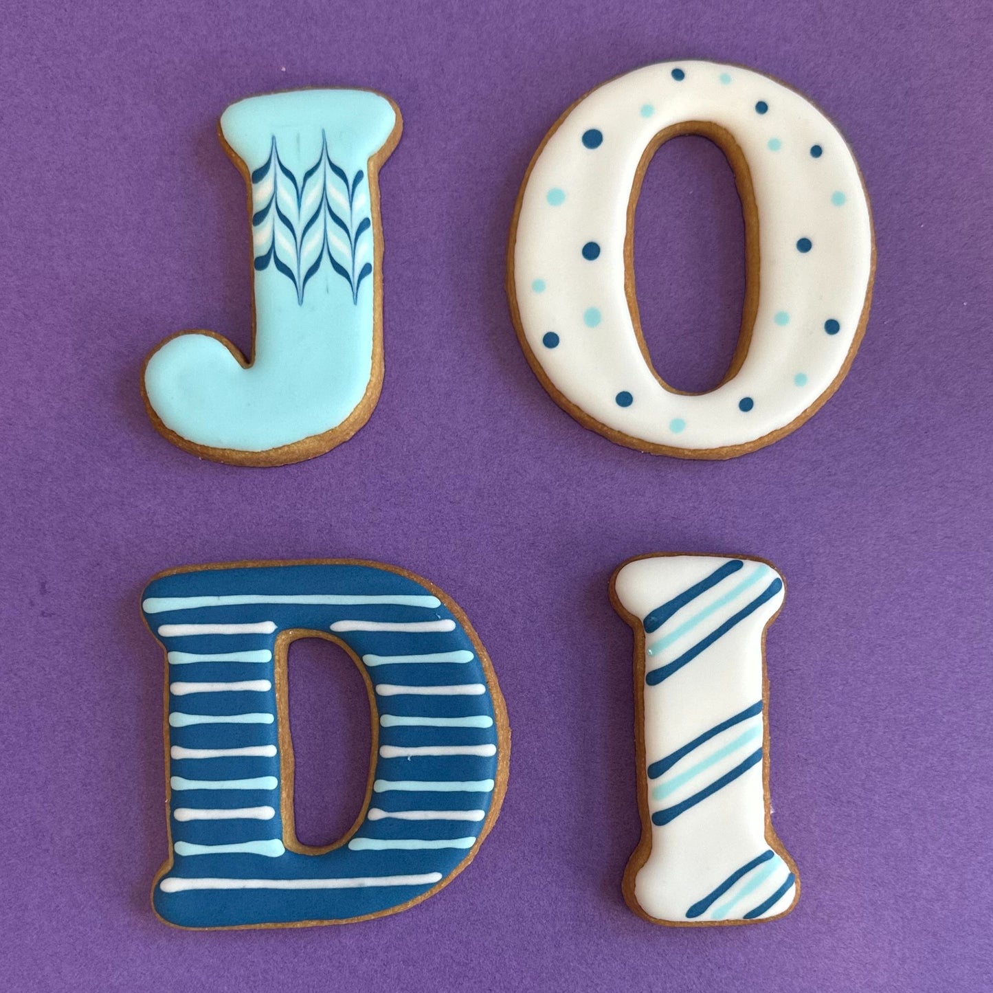 Custom Name Decorated Cookies