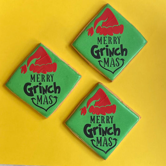 Merry Grinch-Mas Sugar Cookies