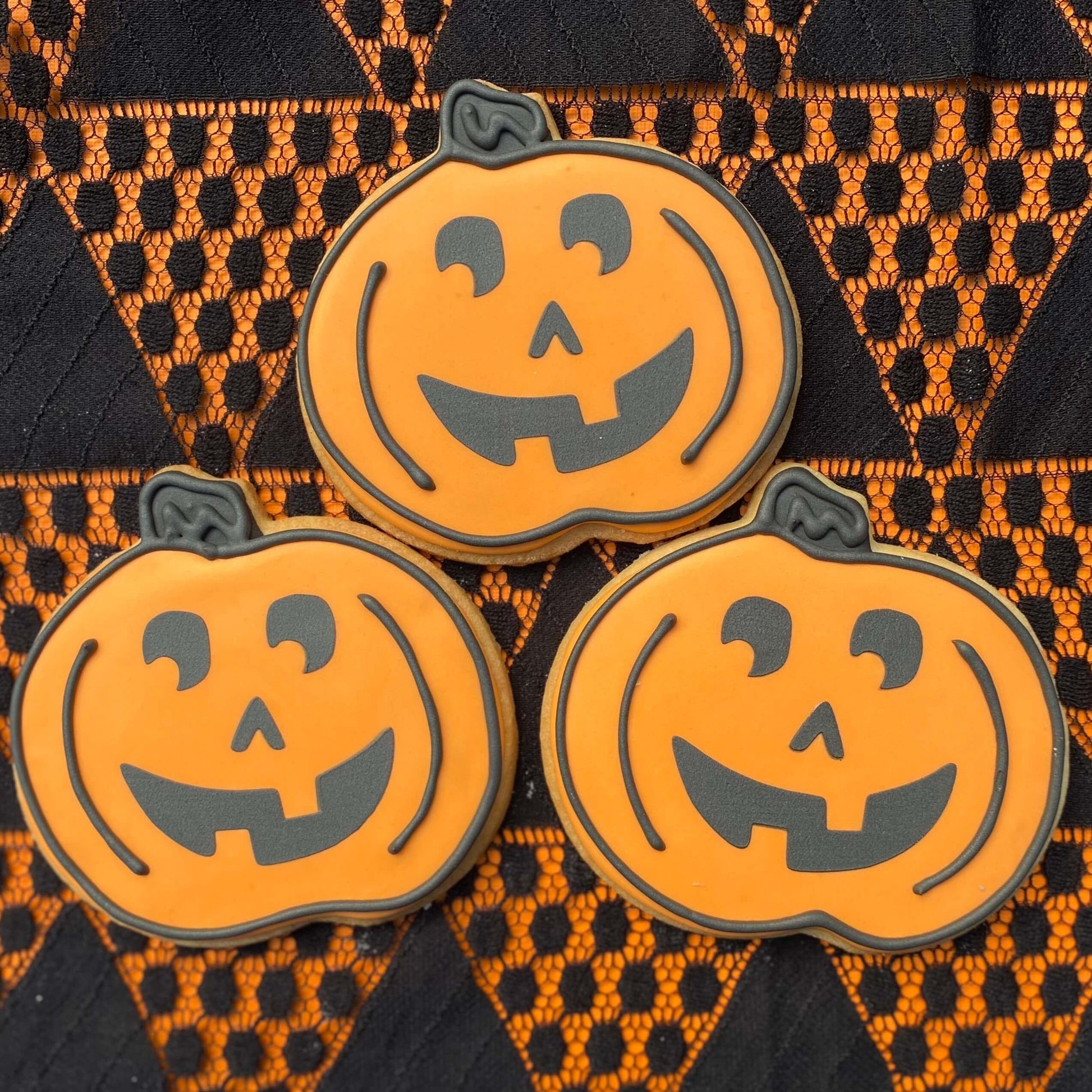 Jack o Lantern cookies