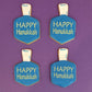 Happy Hanukkah Dreidel Cookies