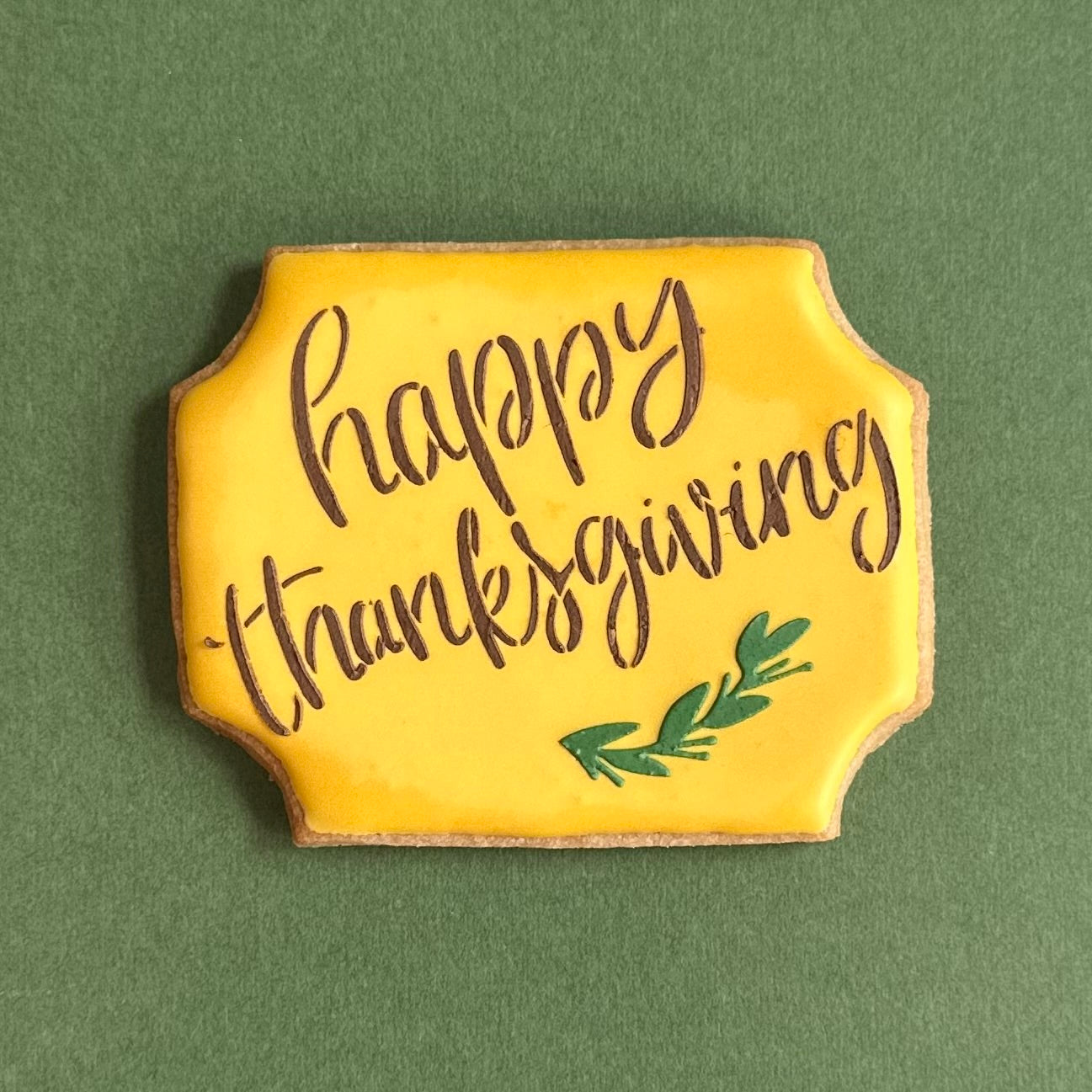 Happy Thanksgiving Sugar Cookies