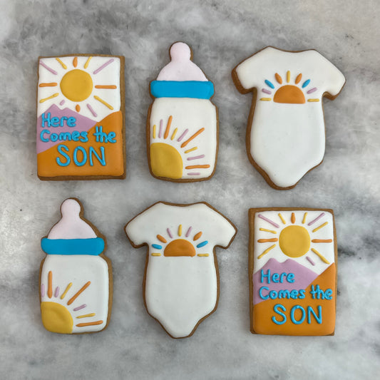 Decorated Cookie - Here Comes the Son