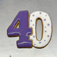 Milestone Birthday Cookies