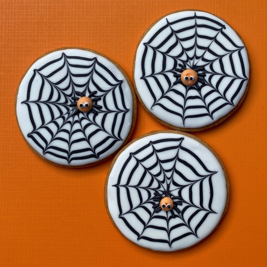Spider Web Sugar Cookies