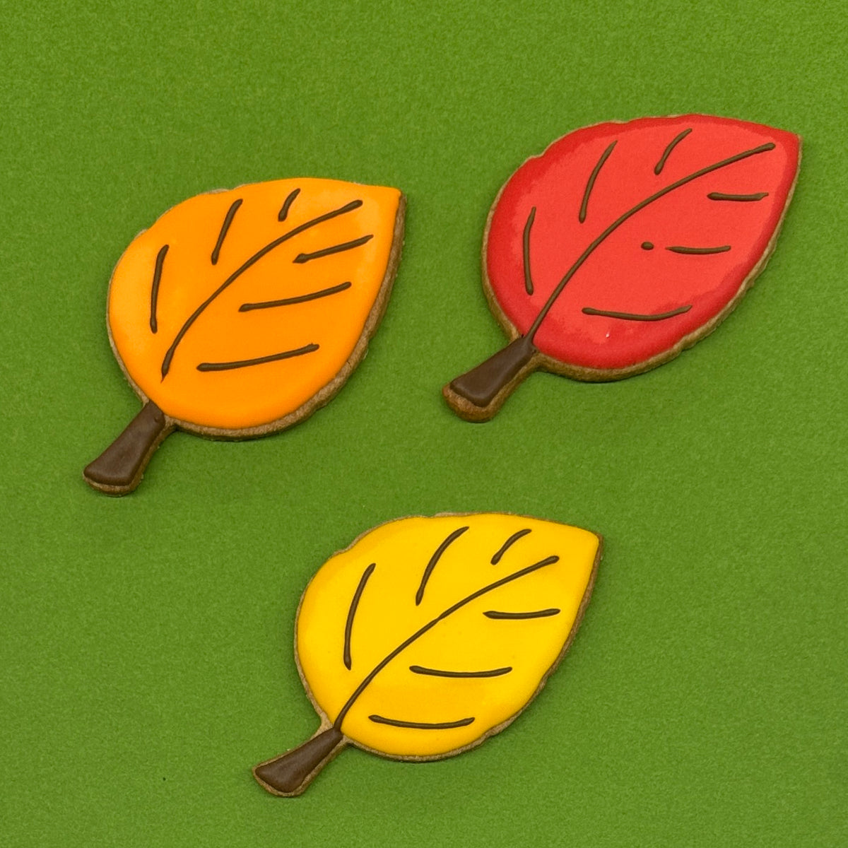 Fall cookies celebrating the Elm City, New Haven.