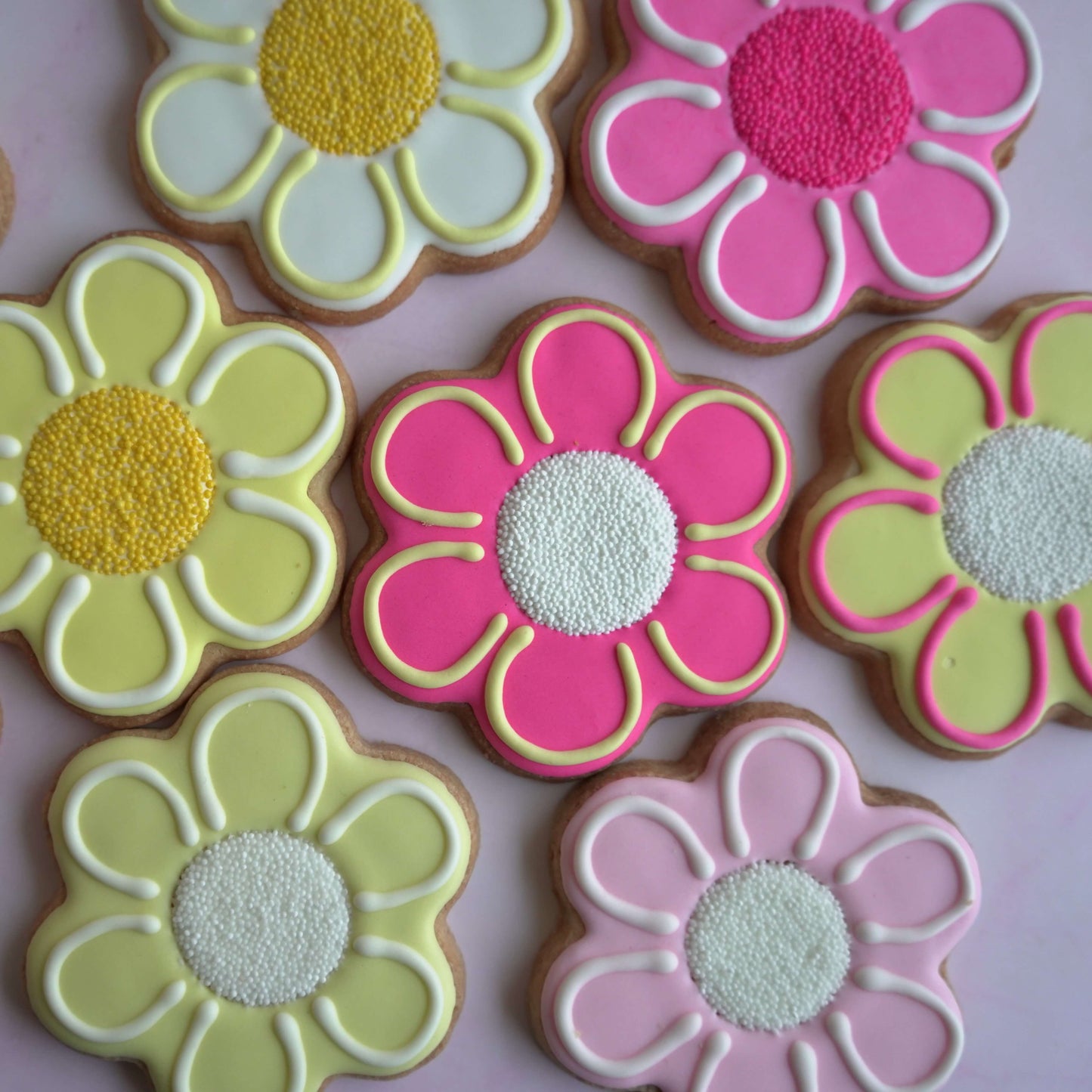 Flower sugar cookies