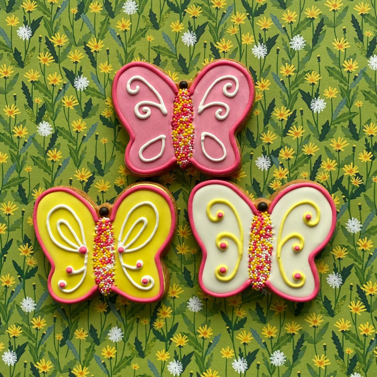 Butterfly sugar cookies