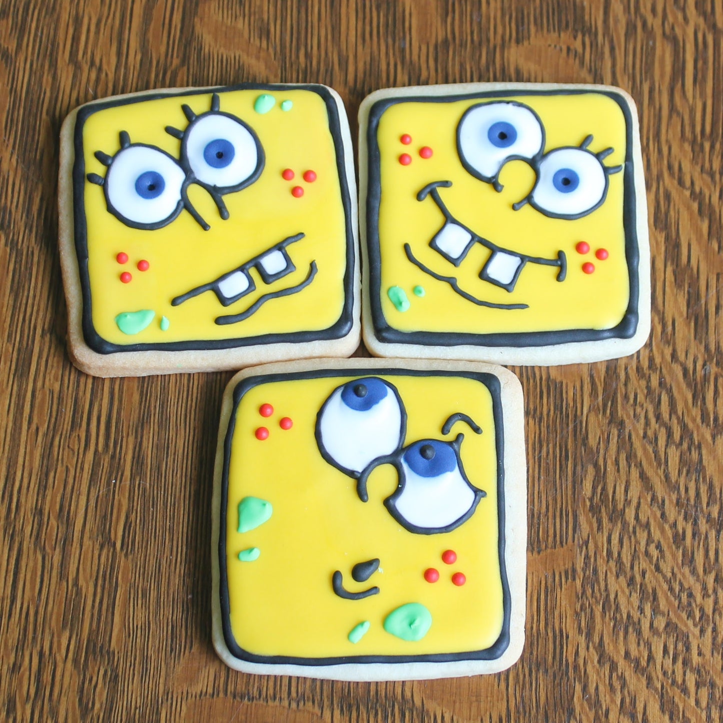 Spongebob cookies