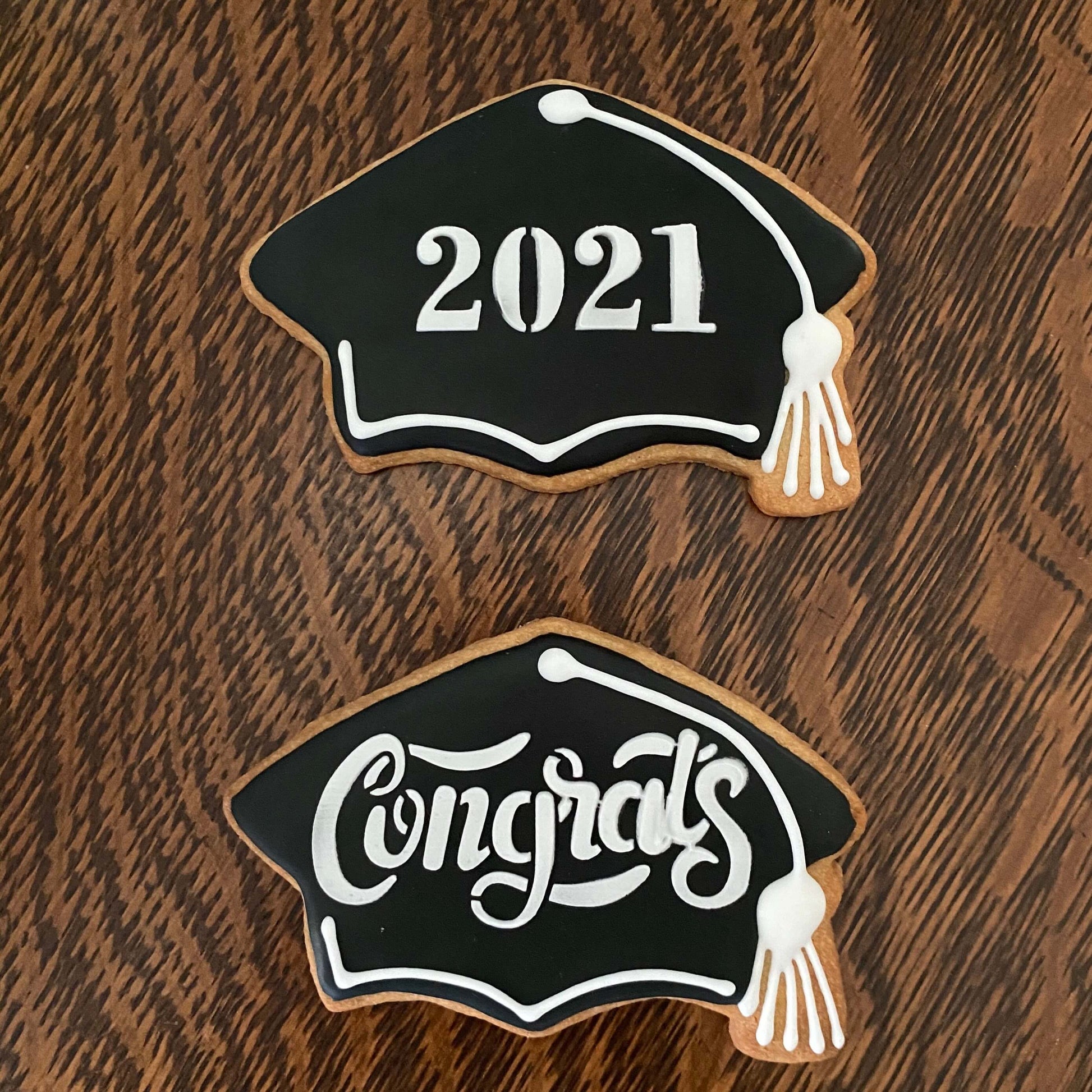 Class of 2021 Cap Cookies