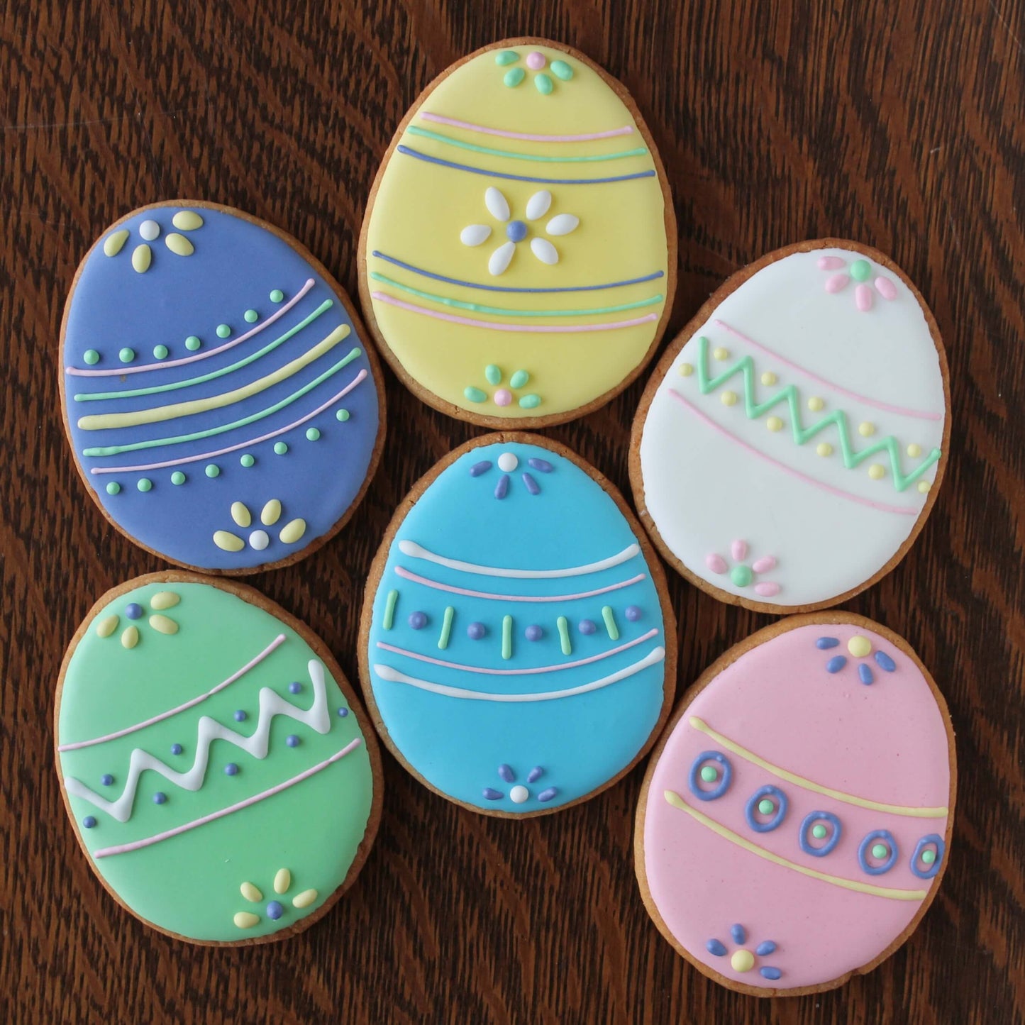Easter Egg sugar cookies