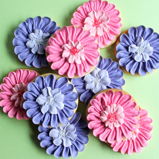 Mother's Day Flower Cookies