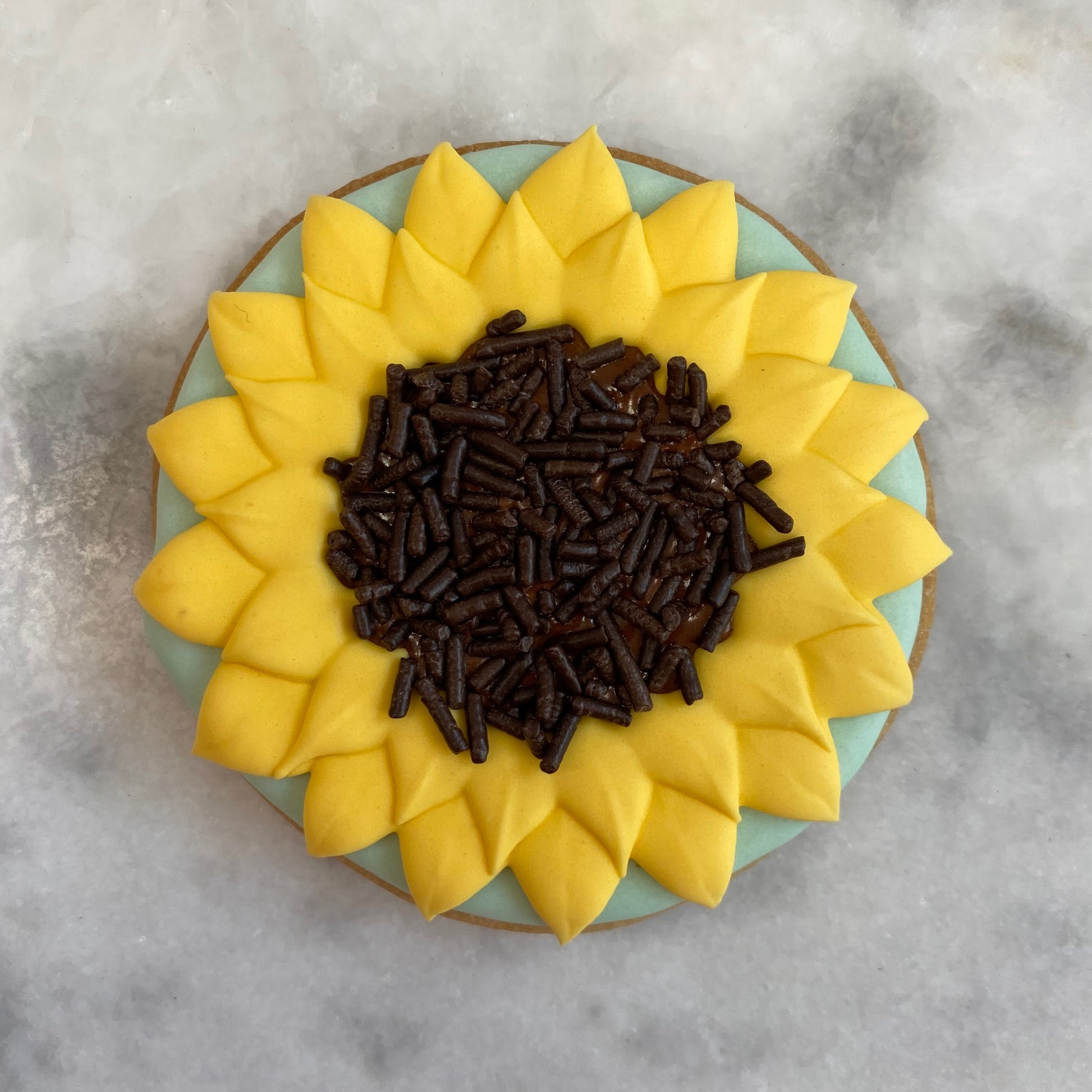 Sunflower Decorated Cookies