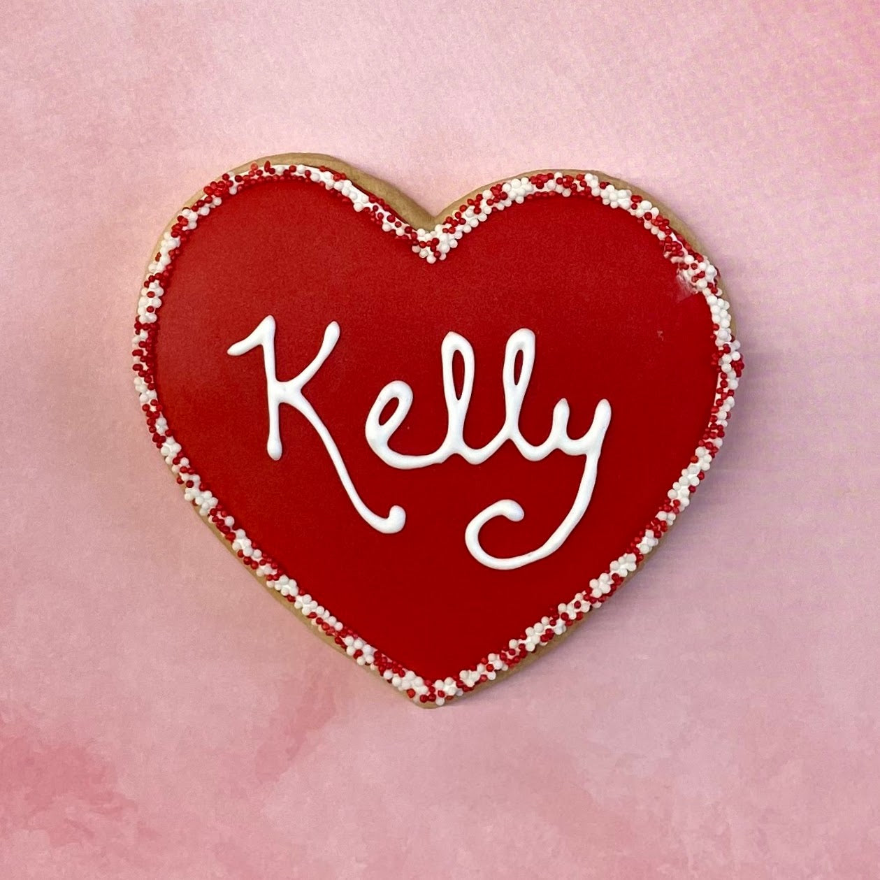 Personalized Valentine's Day Cookie