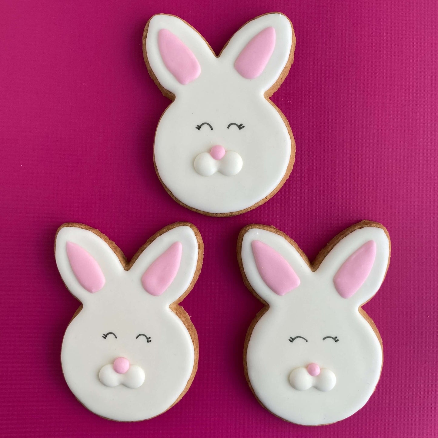 Rabbit Face decorated cookies