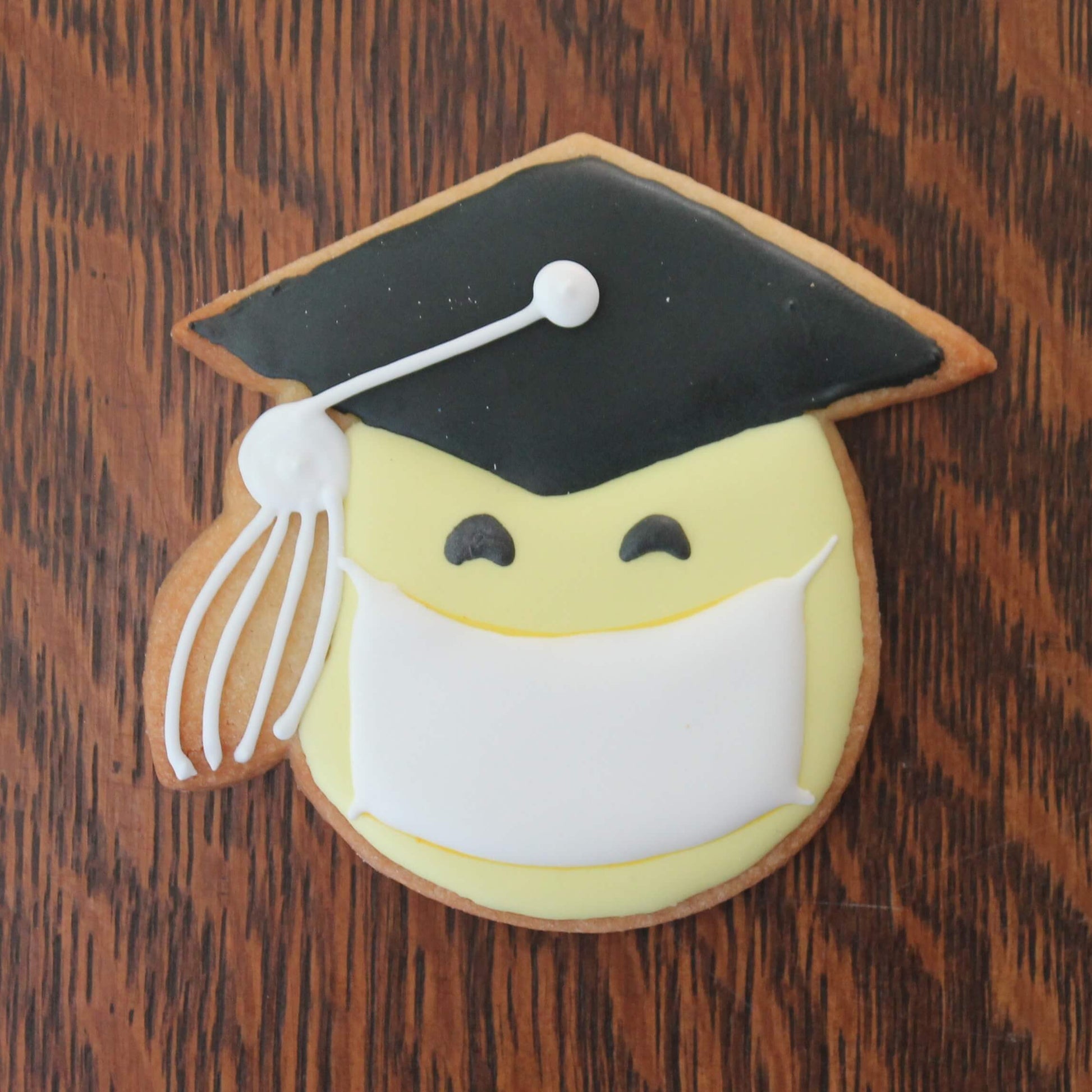Smiley face grad with mask