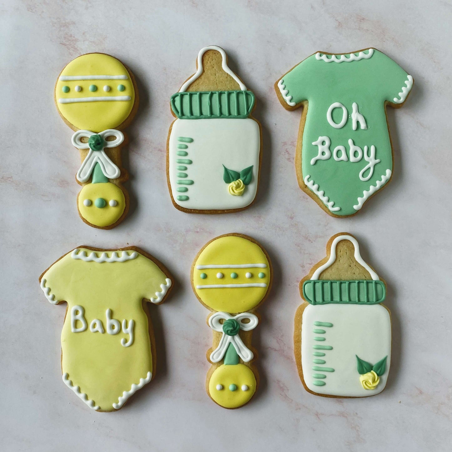 Baby Surprise Shower Cookies